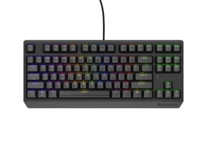 Keyboard Genesis Gaming Keyboard Thor 230 TKL US RGB Mechanical Outemu Brown Black Hot Swap