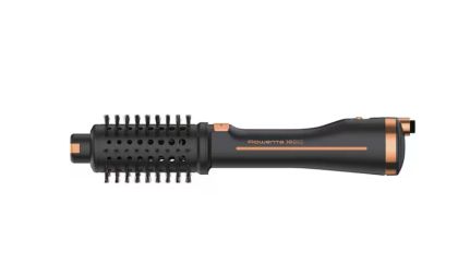 Electric Hair Brush Rowenta CF9625F0 Brush Ultimate Experience, Rotative, 2-In-1 Performance And Efficiency, Style Assist Program, Three Brushes To Cover All Hair Types, Pro Keratin Bristles, Ionic Generator, Compact And Ergonomic With Pouch