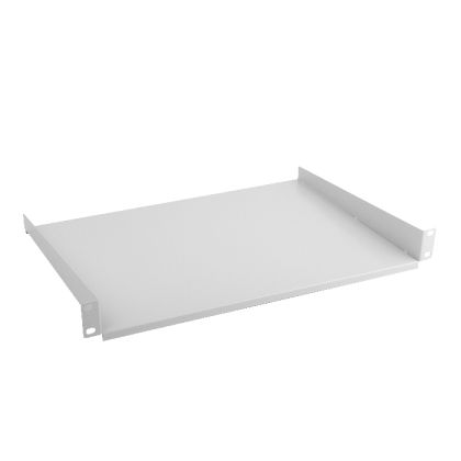 Lanberg accessory 19" fixed shelf 1U / 483x315mm, max load capacity up to 20kg, gray