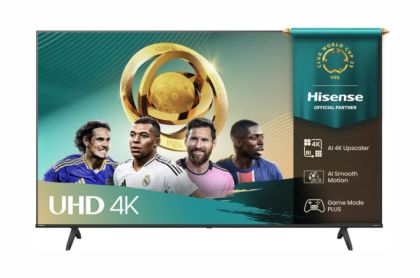 TV Hisense 43" A6Q, 4K Ultra HD 3840x2160, DLED, DFA, Precision Color, HDR 10+, HLG, Dolby Vision, Light sensor, Smart TV, WiFi, BT, AnyView Cast, Gaming Mode, 1xHDMI2 eArc, 3xHDMI, 2xUSB, LAN, CI+, DVB-T2/C/S2, Black