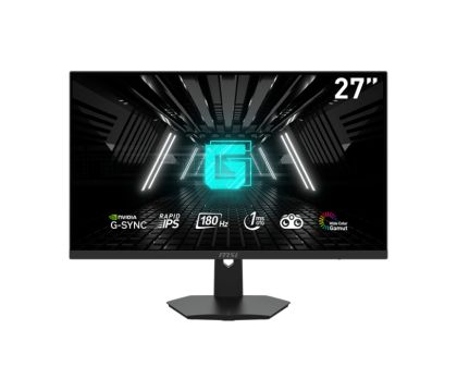 Monitor MSI G274F, 27", 180Hz, Rapid IPS, 1ms, 1920x1080 FHD, Nvidia G-sync compatible, Night Vision, Anti-Flicker, Less Blue Light, 250 nits, 1000:1, 100M:1, 2x HDMI, 1x DP , 1x Earphone out, Tilt, Console mode, Frameless, Vesa 75, Windows 11 Auto HDR su