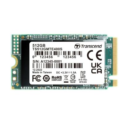 Hard disk Transcend 512GB, M.2 2242, PCIe Gen3x4, NVMe, 3D TLC, DRAM-less