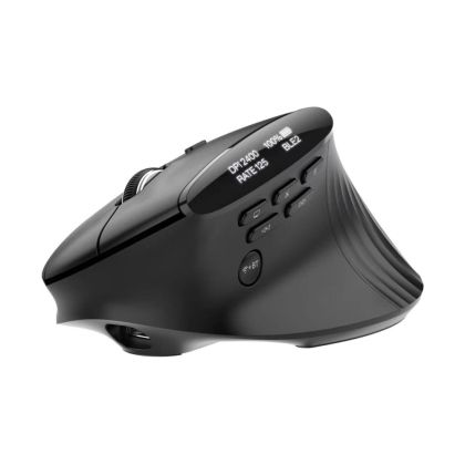 Acer Smart Fit Wireless Mouse, RF 2.4 GHz dongle, Bluetooth 5.0, Wired, 10 Buttons, DPI 8000, 90g, Black with RGB strip