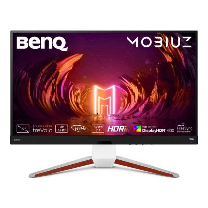 Monitor BenQ MOBIUZ EX3210U 31.5" IPS, 1ms, 144Hz, 3840x2160 4K, 98% P3, 99% AdobeRGB, HDR 600, HDRi, 1000:1, HDRi, B.I.+,LBL, Black eQualizer, 300 cd/m2, HDMI 2.1 x2 , DP, USB 3.0Hub, treVolo 2Wx2+5W woofer, HAdj.100mm, Tilt -5 - 15, Swivel 15/15, White