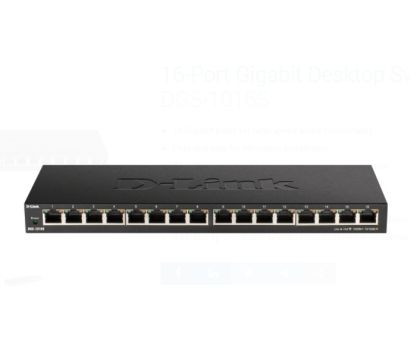 Switch D-Link 16-Port 10/100/1000Mbps Unmanaged Gigabit Ethernet Switch
