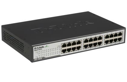 Switch D-Link 24-Port 10/100/1000Mbps Copper Gigabit Ethernet Switch, rack mountable