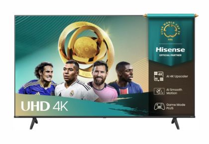 TV Hisense 75" A6Q, 4K Ultra HD 3840x2160, DLED, DFA, Precision Color, HDR 10+, HLG, Dolby Vision, Light sensor, Smart TV, WiFi, BT, AnyView Cast, Gaming Mode, 1xHDMI2 eArc, 3xHDMI, 2xUSB, LAN, CI+, DVB-T2/C/S2, Black