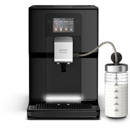 Coffee machine Krups EA873810, ESP intuition preference milk pot total, black