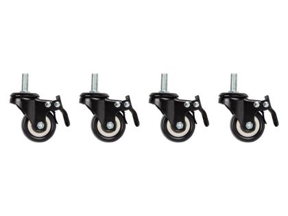 Аксесоар Lanberg castors x4 with thread and brake for wall mounting 19" cabinets