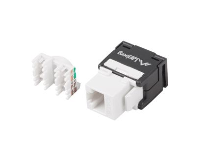 Connector Lanberg keystone module toolless RJ45 180° UTP CAT.6a