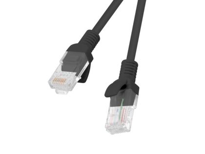Cable Lanberg patch cord CAT.5E 3m, black