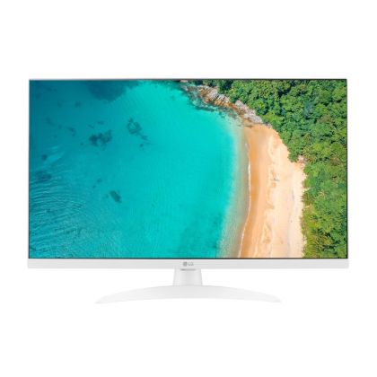Monitor LG 27TQ615S-WZ, 27.0" IPS, Smart webOS, TV Tuner DVB-T2/C /S2, 1000:1, Mega DFC, 250cd, Full HD (1920 x 1080), Wi-Fi, LAN, AirPlay, HDMI, CI Slot, USB 2.0, Bluetooth, AI Sound, Speakers,White