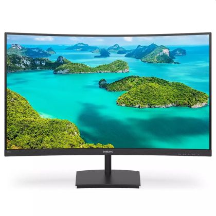 Monitor Philips 271E1SCA, 27" Curved 1500R VA WLED, 1920x1080@75Hz, 4ms GTG, 250cd/m2, 3000:1, Mega Infinity DCR, FreeSync/Adaptive Sync, FlickerFree, Low Blue Mode, 3Wx2, Tilt, D-SUB, HDMI