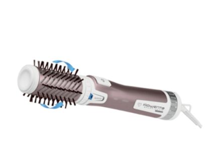 Electric hair brush Rowenta CF9540F0, Brush Activ Volume & Shine Premium Care, cashmere coating, rotative brush, double ionisation, 1000 W, 2 temperature settings + cool air, 2 rotation directions, 2 brushes diameters (40 mm - 50 mm)