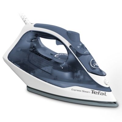 Iron Tefal FV2837, Express Steam, blue, 2400W, 35g/min, shot 165g/min, AD, water tank 270 ml, Ceramic soleplate