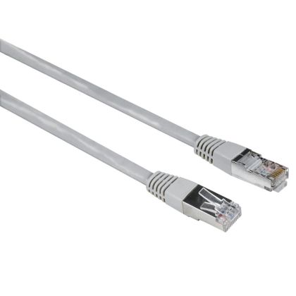 Ağ kablosu HAMA, CAT 5e, FTP/UTP, RJ-45 - RJ-45, 20 m, blendajlı, Gri, toplu ambalaj