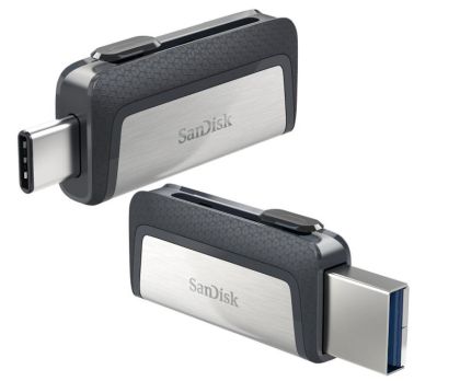 USB bellek çubuğu SanDisk Ultra Çift Sürücü, 64 GB