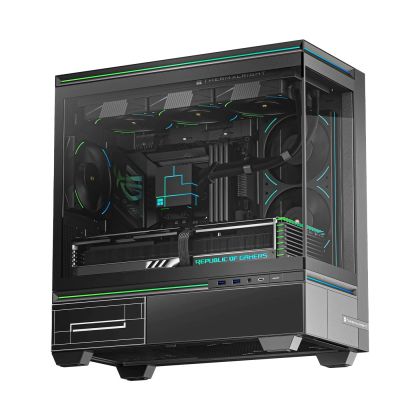 Thermalright кутия Case mATX - TL-M10 Black - USB-C