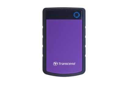 Transcend 4TB 2.5" Portable HDD, StoreJet H3, Purple, Anti-shock