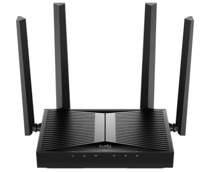 Безжичен рутер Cudy WR3600H, 1× 2.5GbE, 4× GbE, 2882 Mbps + 688 Mbps, 3.6 Gbps, Dual-Band Wi-Fi 7 ,  VPN Server and Client, 10/100/1000
