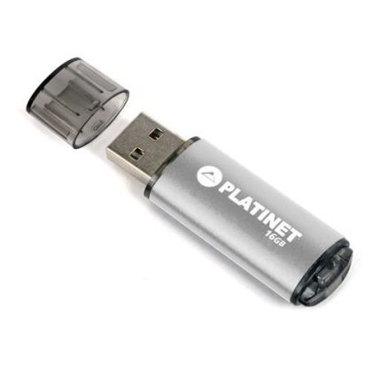 Portable memory PLATINET PENDRIVE 16GB USB 2.0 silver