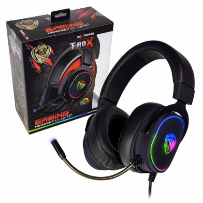 Gaming headset for PC with microphone ROXPOWER T-ROX STGH381