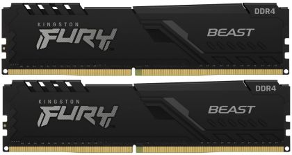 Оперативна памет Kingston Fury Beast 16GB (2x8GB) DDR4 3200 MHz CL16 DIMM, dual-channel комплект