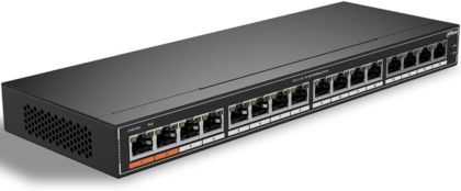Мрежово у-во PoE суич Dahua DH-SG1016P-EUR 16-port PoE GbE