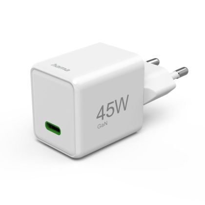 Charger HAMA GAN 220V 45W USB-C PD QC 3.0