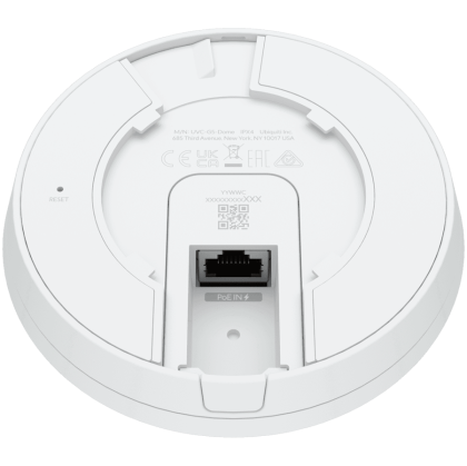 Ubiquiti UVC-G5-Dome-3 Next-gen 2K HD PoE ceiling camera with enhanced dynamic range and low-light performance