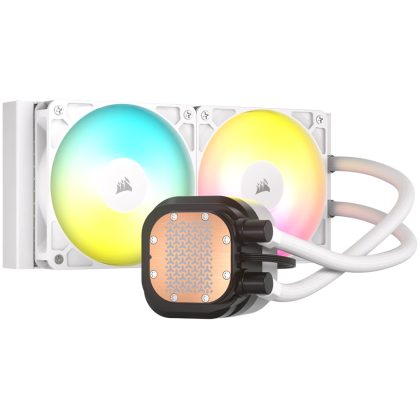 CORSAIR NAUTILUS 240 ARGB White, 240mm Radiator, Liquid CPU Cooler
