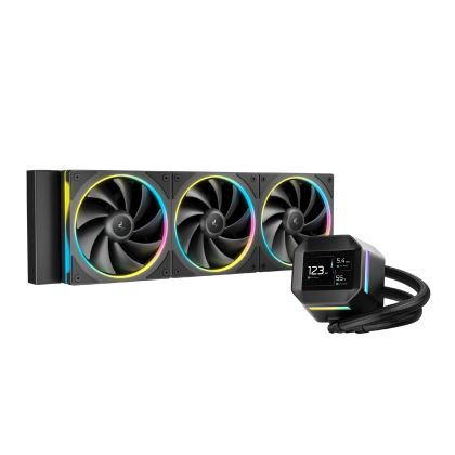 DeepCool Water Cooling LM360 - 2.4 inch IPS Display, Addressable RGB