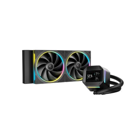 DeepCool Water Cooling LM240 - 2.4 inch IPS Display, Addressable RGB