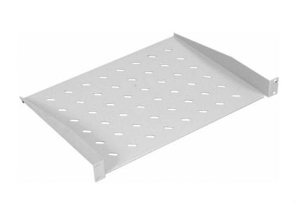 Communication cabinet shelf 200mm 1U 19“ 2 points