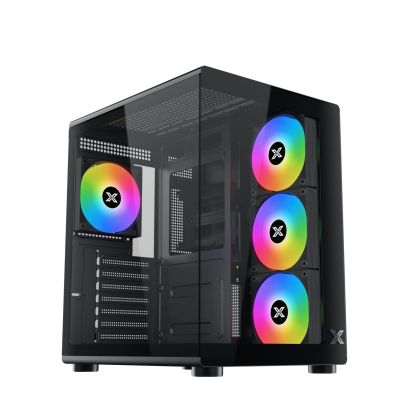 Xigmatek кутия Case ATX - Aqua Compact Air - 4 ARGB Fans
