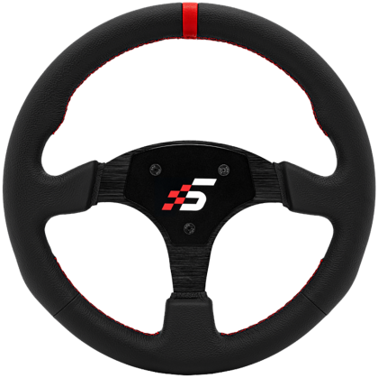 SIMAGIC Round-Shaped Steering wheel without HUB, 330mm, Leather. S407