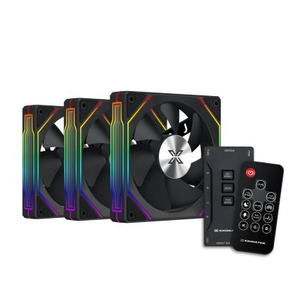 Xigmatek Fan Pack 3-in-1 3x120mm - Infinity G22A - Infinity Mirror, A-RGB