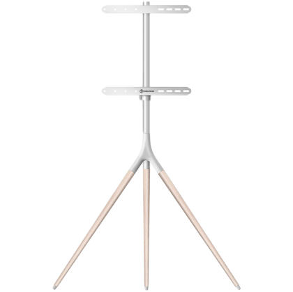 ONKRON Tripod Easel TV Stand for 32” – 65 Inch LED LCD OLED Screens up to 35 kg, White