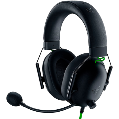 Razer BlackShark V2 X USB, gaming headset, HyperClear Noise-Cancelling Mic, TriForce 50mm Drivers, Advanced Passive Noise Cancellation, Hybrid memory foam cushions, USB Type-A, 20 Hz – 20 kHz, 32 Ω (1 kHz), 98 dBSPL / mW, 1 kHz