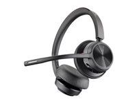 HP Poly Voyager 4320 UC Stereo USB-A Headset +BT700 USB-A Adapter +Charging Stand SmartBuy