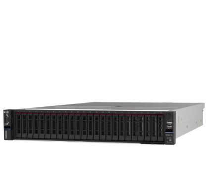 Сървър Lenovo ThinkSystem SR650 V3, 1x Intel Xeon Silver 4510 (12C 2.4GHz 150W(, 1x32GB 2Rx8, SW RD, 1x1100W