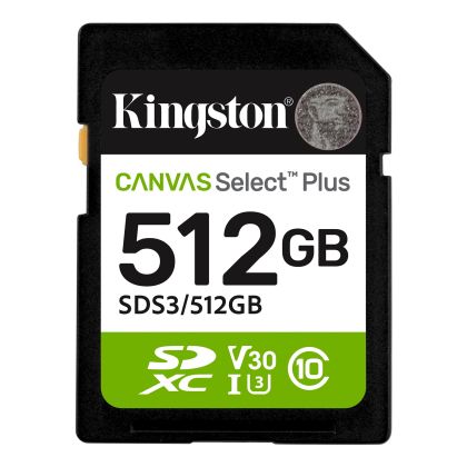 512G SD KINGST CANVAS SEL+ G3