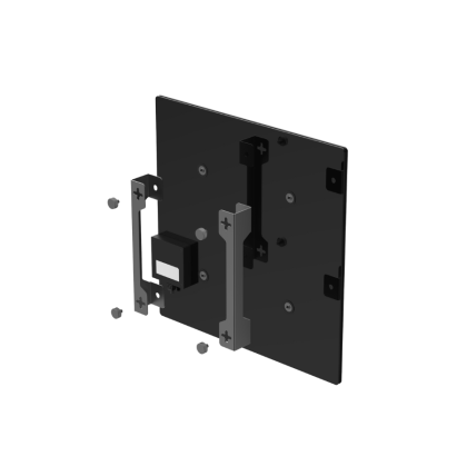 AENO Premium Eco Smart Quadro Wall Heater, 500W, 50x50 cm., Tempered glass, Infrared+convection heating type, LED display Plug type: Europe (E/F type), BLACK, , Made in Poland