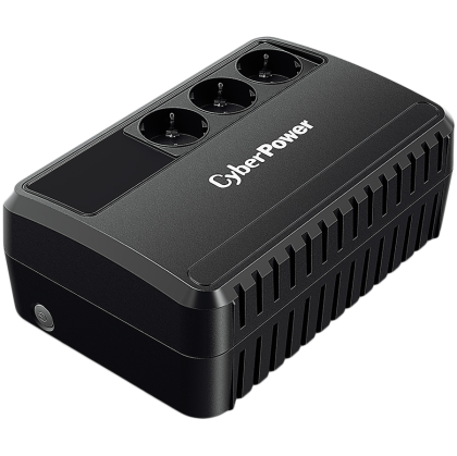 CyberPower UPS with AVR, 650VA/360W, Line-Interactive, 3x Schuko, Runtime at 90W ( min ):18, Surge and Spike protection; GreenPower UPS; BU650EG