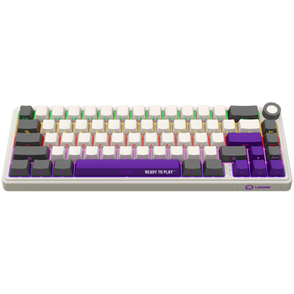 LORGAR KBP70MW, Wireless 65% Mechanical Gaming Keyboard Pro, Beige, EN layout