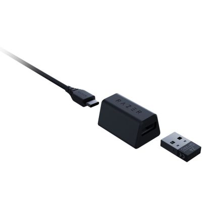 Razer DeathAdder V3 Pro Black, Wireless Gaming Mouse, True 30000 dpi, Focus Pro 30K Optical Sensor, Gen-3 Optical Mouse Switches, 5 programmable buttons, Razer Speedflex Cable USB Type C, 90-million Clicks