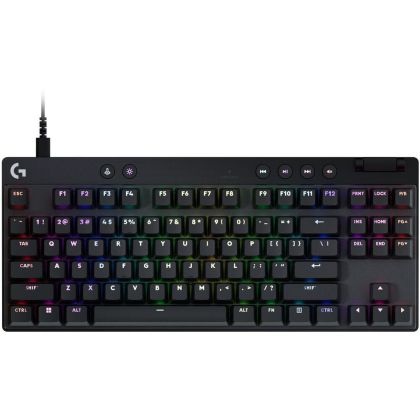 Gaming Mechanical keyboard Logitech G Pro X RAPID TKL, Magnetic Analog Switch, Black
