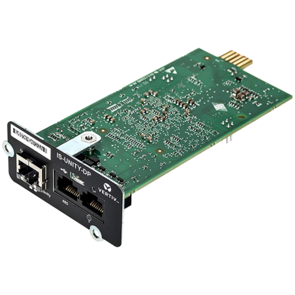 Vertiv 10/100 Mbit Ethernet SNMP, Device Web Page, with MIB and configuration cable