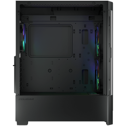 COUGAR DUOFACE RGB PC Case, Mid Tower, Black