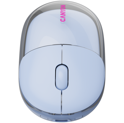 CANYON mouse OnClick 24 BT/ Wireless Transparent/Blue